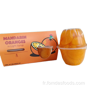 Oranges mandarin dans le sirop léger 113g